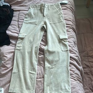 Beige Corduroy Cargo Pants from Abercrombie Kids BRAND NEW